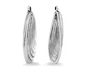 Antique Silver (plated) Oyster Focal 18x32mm