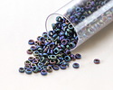 Miyuki Matte Black AB Spacer Bead 2.2mm