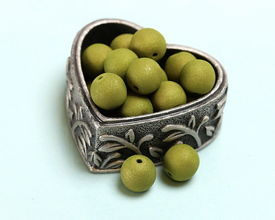 Czech Glass ColorTrends: Verdant Glow Round 6mm