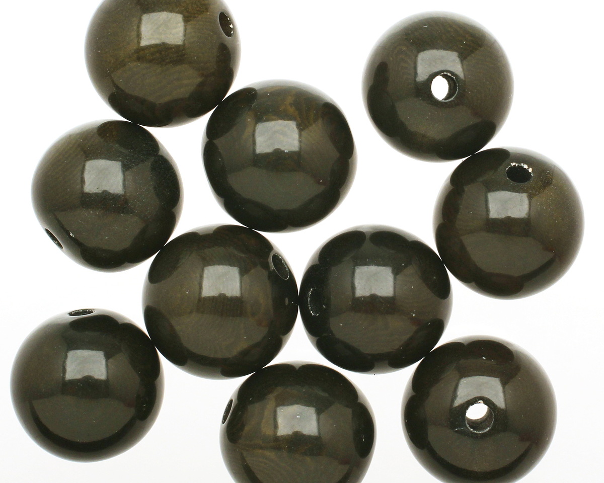 Tagua Nut Olive Round 16mm
