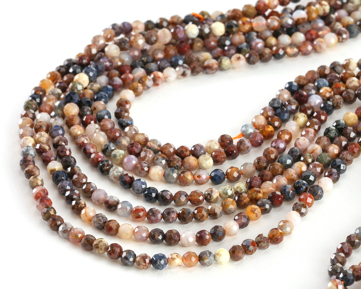 Pietersite Faceted Round 3mm