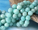 Brazil Amazonite Microfaceted Egg Nugget 10x9mm