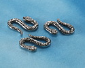 Green Girl Pewter Snake S-Hook 18x13mm