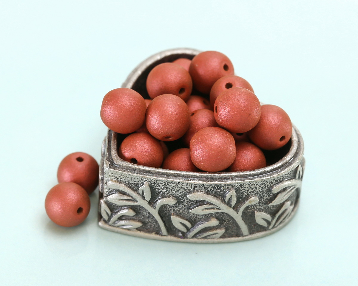 Czech Glass ColorTrends: Ember Sunset Round 6mm