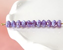Czech Glass Bronzed Purple Ice Fire Polished Rondelle 3x5mm