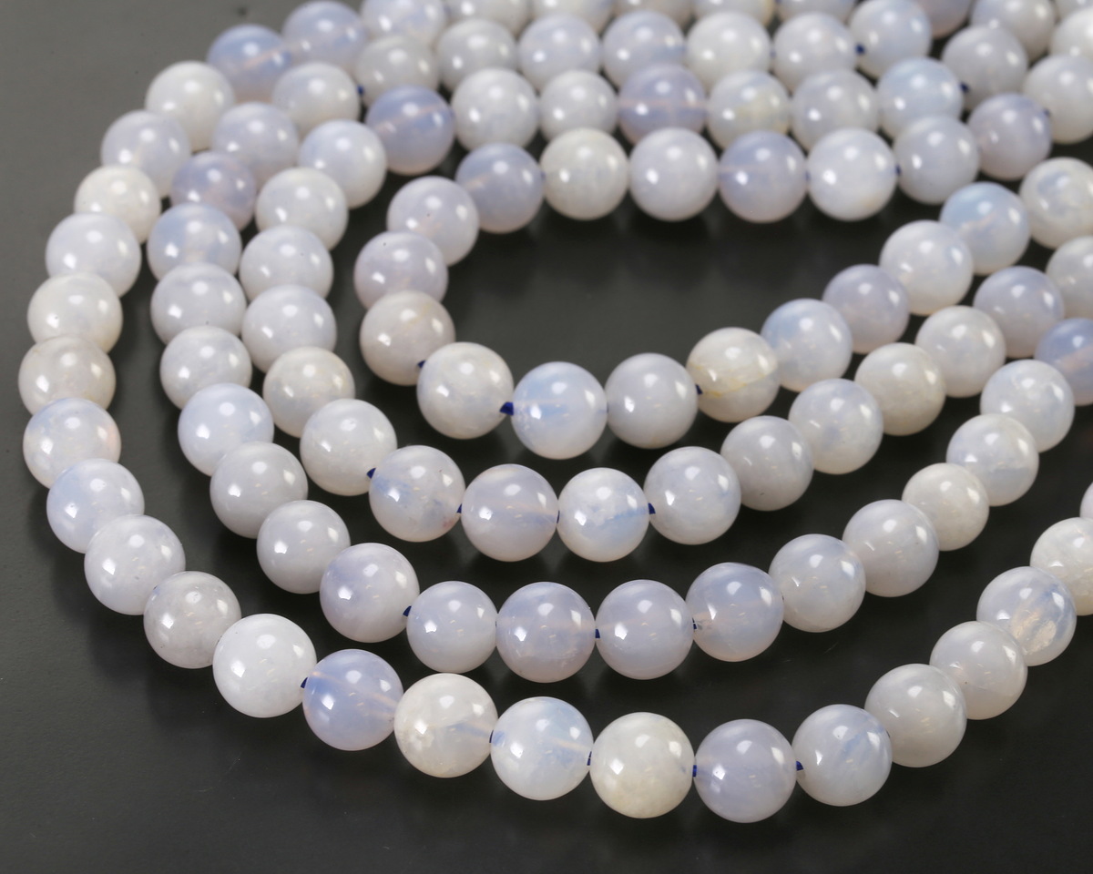 Blue Rose Quartz Round 8mm