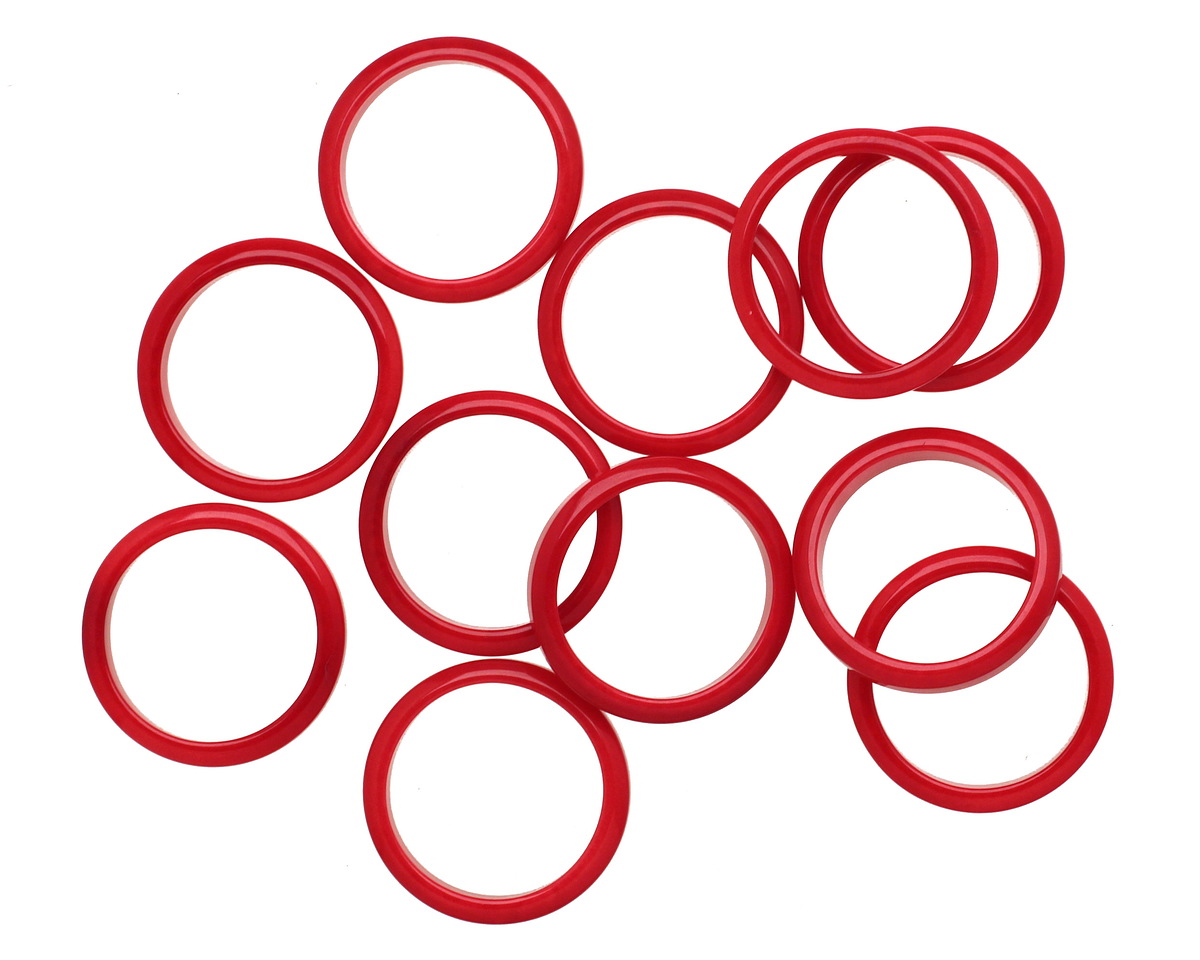 Tagua Nut Red Ring 22mm