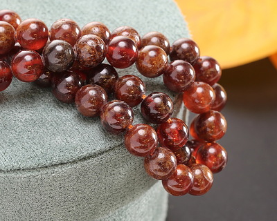Hessonite Round 8mm
