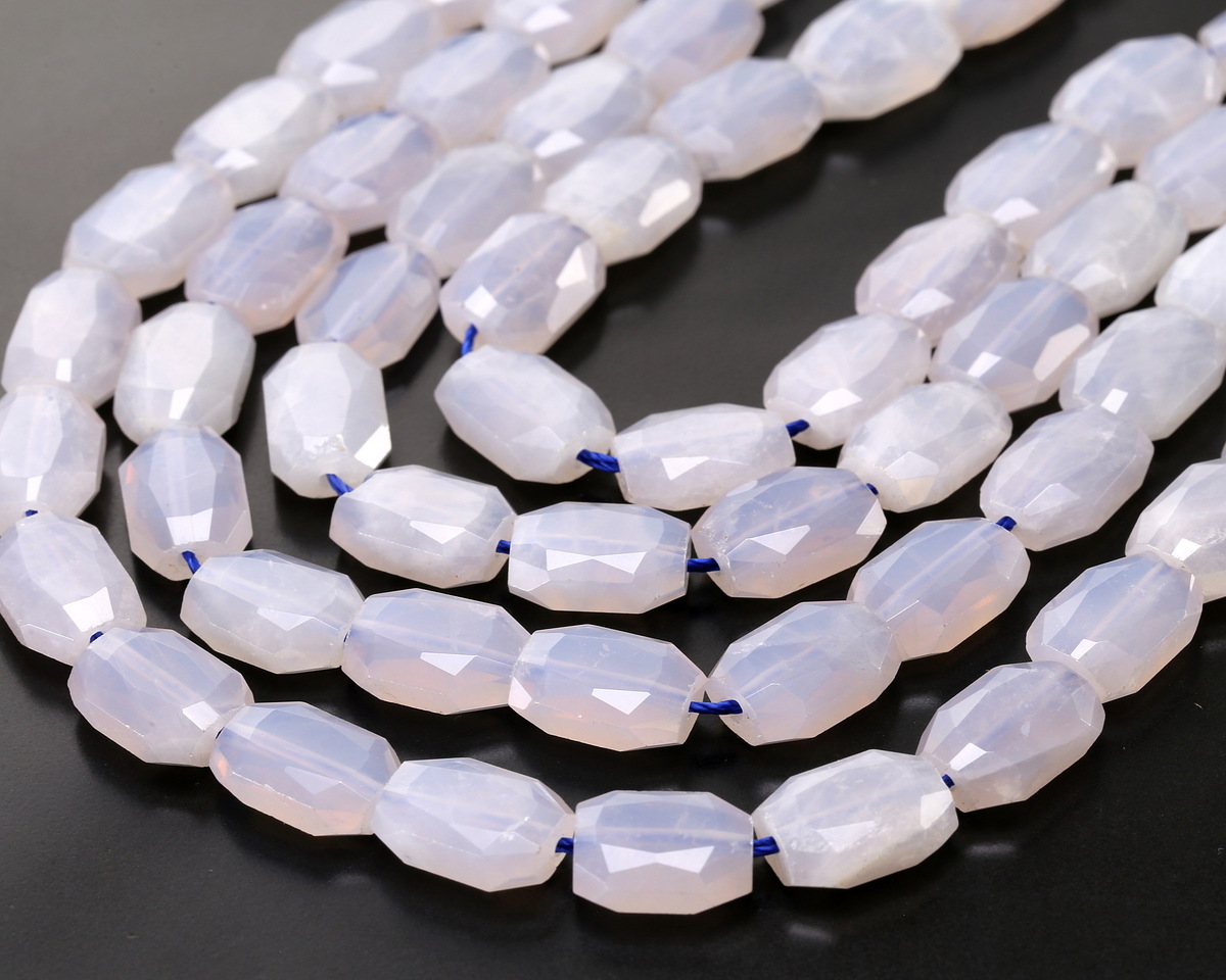 Blue Rose Quartz Faceted Slab 9x13mm