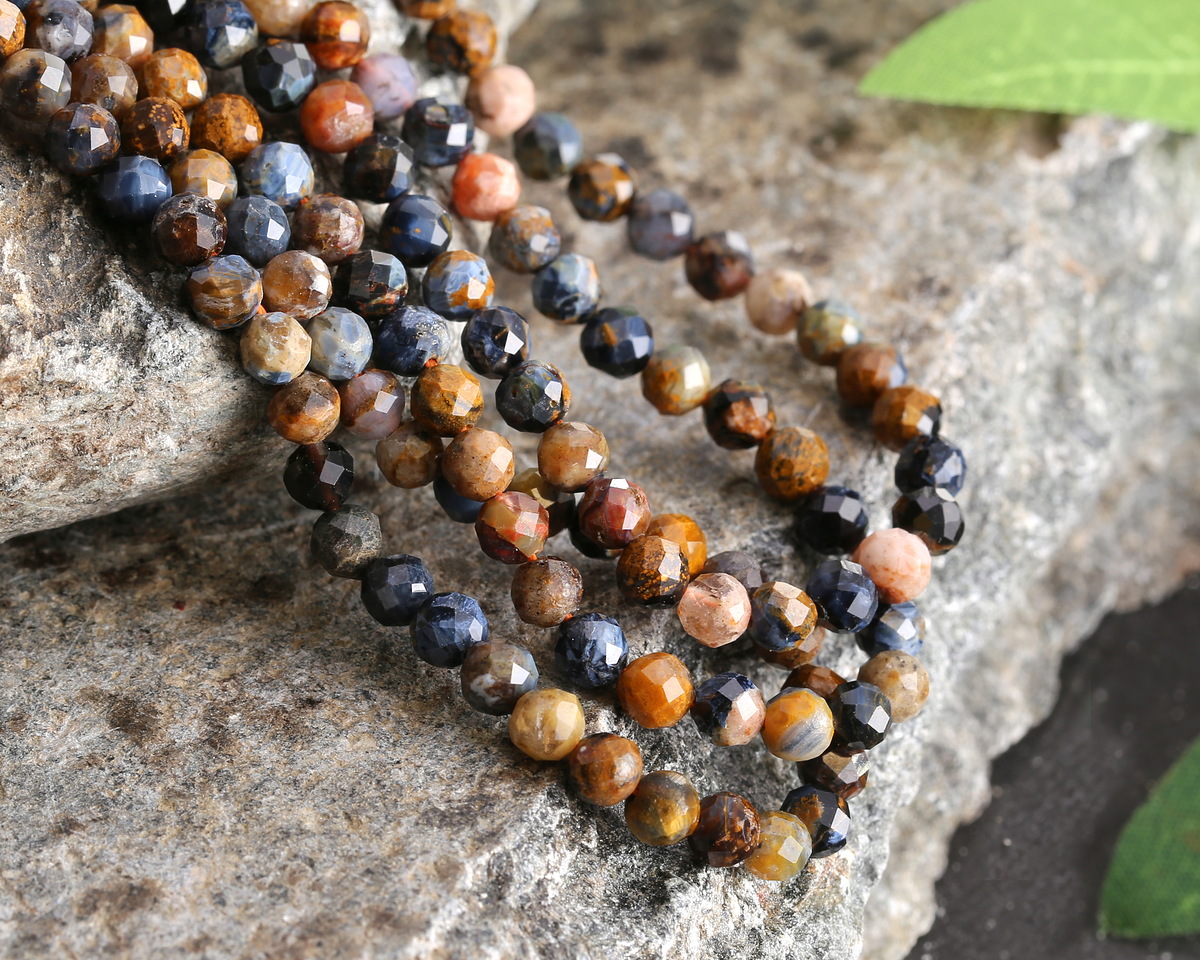 Pietersite Faceted Round 4mm