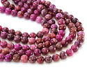 Ruby Crazy Lace Agate Round 10mm