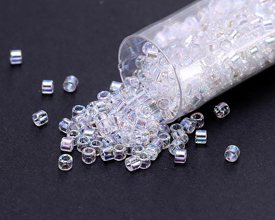 Miyuki Delica Crystal AB (DBM0051) 10/0 Seed Bead