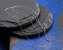Stainless Steel Tiny Cable Chain, 18" Finished w/ 3 jump rings & 2" extender, 1.5x1mm links