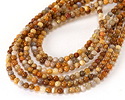 Indonesian Fossil Coral Round 4mm