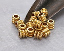 Mykonos Solid Brass 3 Ring Barrel 5x5mm