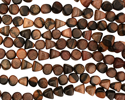 Ebony Wood Triangle 10mm