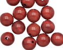 Tagua Nut Rhubarb Round 16mm
