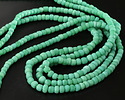 Java Glass Emerald Green Graduated Gooseberry Beads 3-6x4-6mm