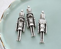 Antique Silver (plated) Nutcracker Pendant 11x45mm