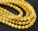 Yellow Calcite Round 8mm