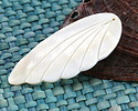 Mother of Pearl Carved Wing Focal 27.5x69mm