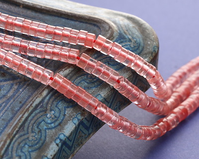 Cherry Quartz Heishi 2x4mm