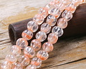 Czech Glass Peach Blossom Melon Round 8mm