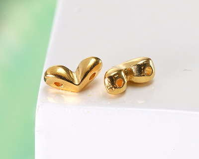Cymbal Mitakas 24K Gold (plated) Side Bead for GemDuo 3.5x7.5mm