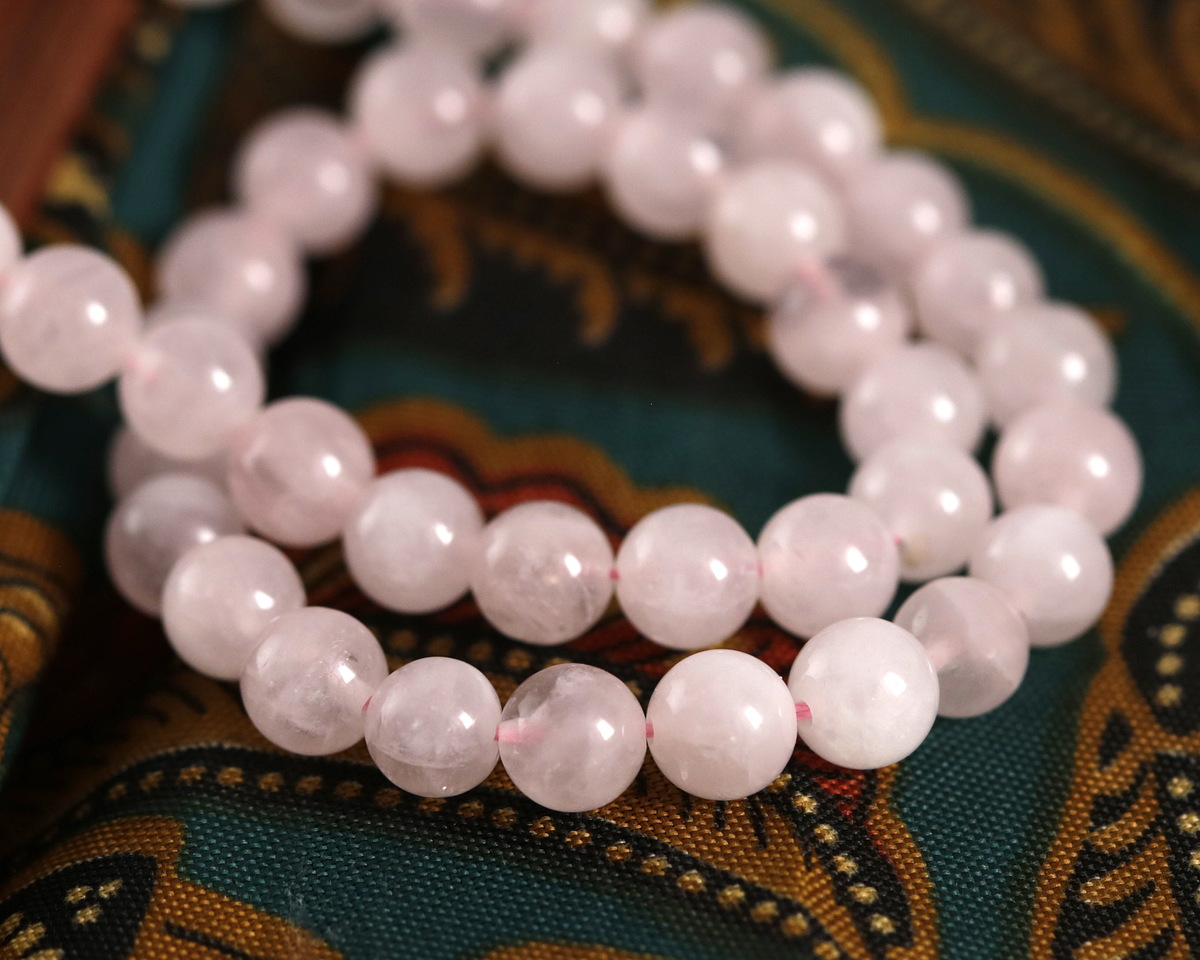 Rose Quartz (A) Round 6mm Beads