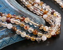 Gold Hematoid Quartz (A) Round 6mm