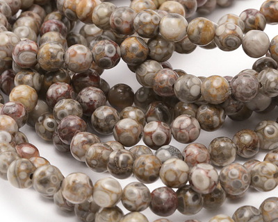Orbicular Jasper Round 6.5-7mm