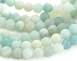 Amazonite (matte multi-color) Round 6mm