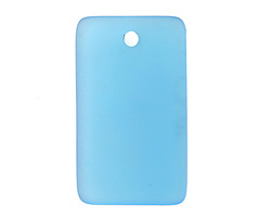 Pacific Blue Beach-Style Glass Bottle Curve Rectangle 19x33mm