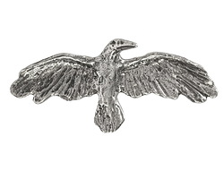 Green Girl Pewter Large Raven 80x38mm