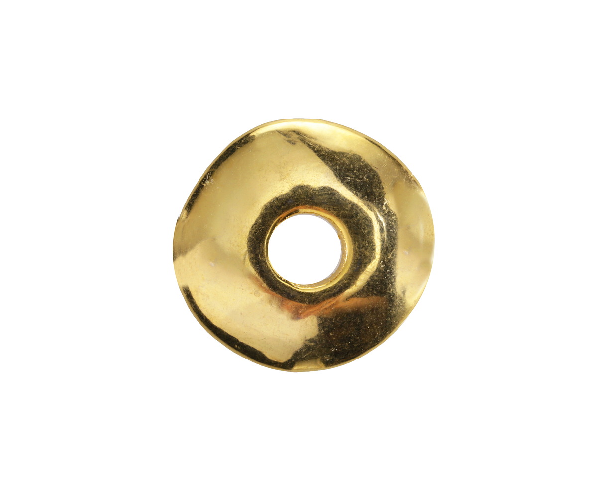 Mykonos Metalized Ceramic Gold Washer 20-21mm