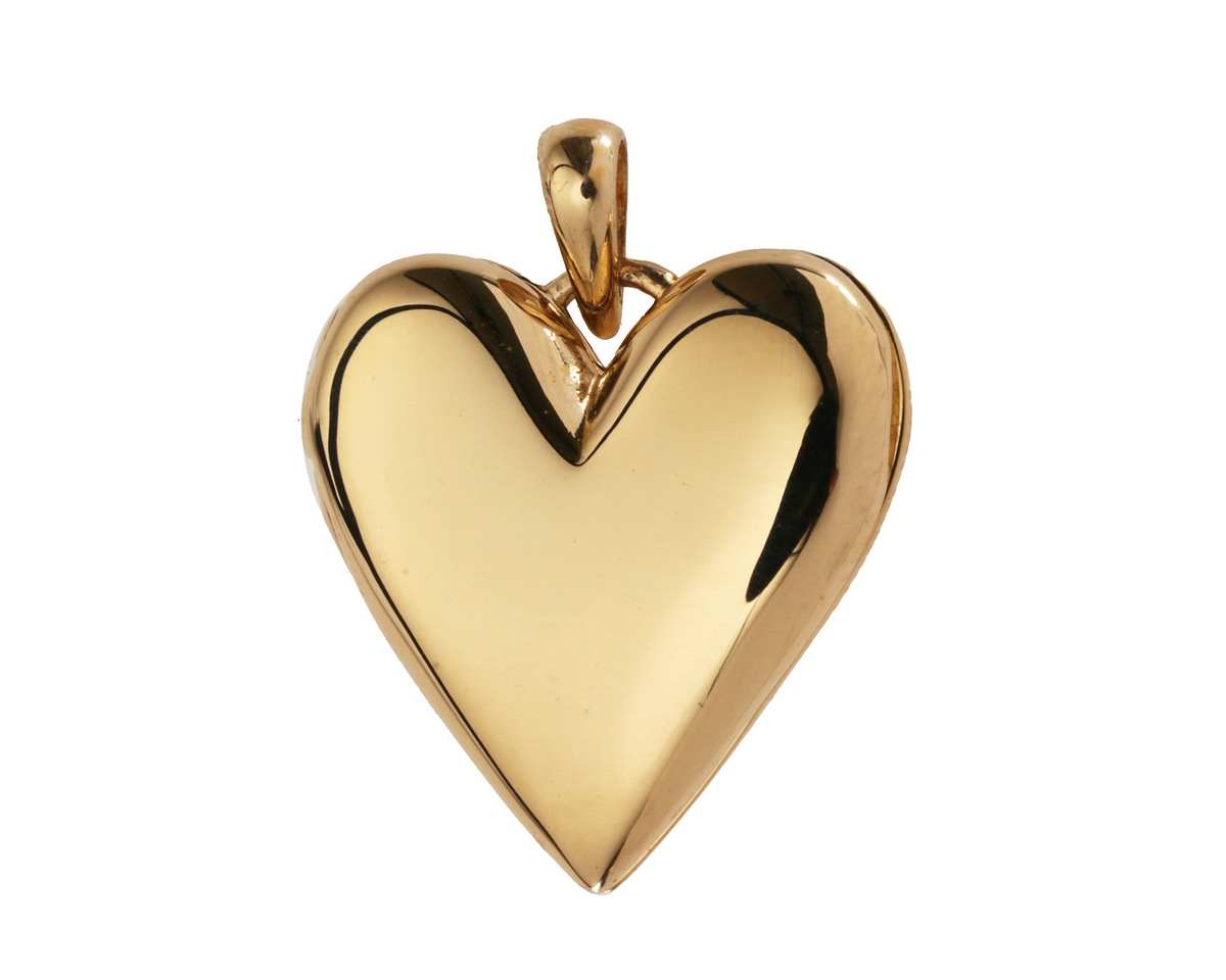 Nina Designs Large Bronze Heart Locket 24x30mm