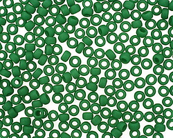 TOHO Opaque Frosted Shamrock Round 8/0 Seed Bead