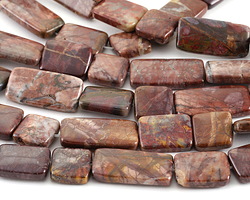 Red Creek Jasper Thin Pillow & Square Mix 15mm