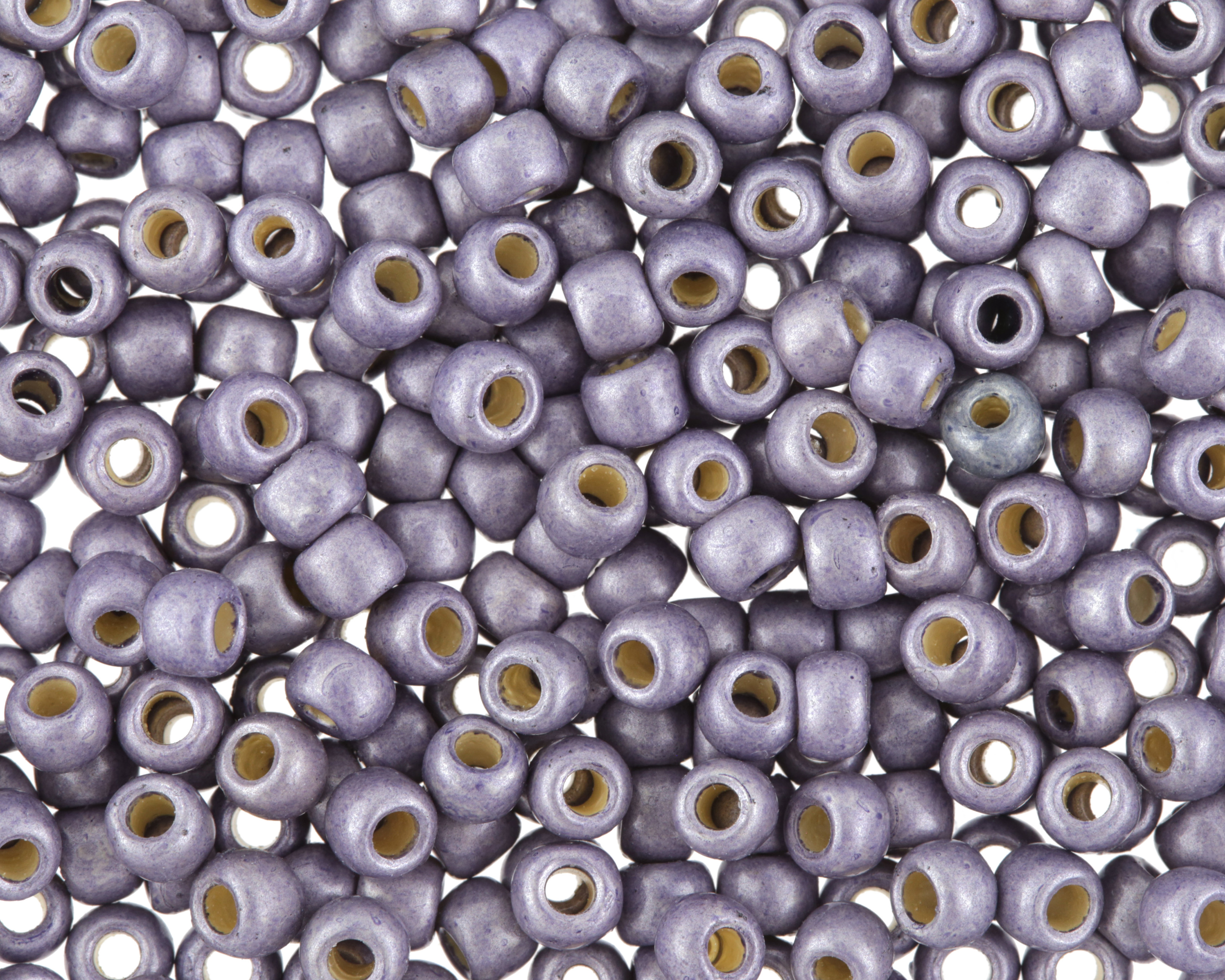 TOHO Permanent Metallic (Matte) Pink Pewter Round 6/0 Seed Bead