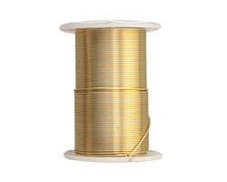 Beadalon ColourCraft Wire Gold Color 22 gauge, 20 Yards
