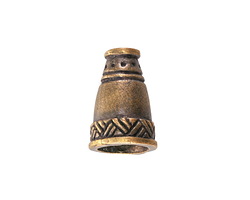 Mykonos Antique Brass (plated) Native Cone 17x12mm