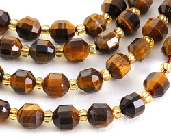 Tiger Eye Energy Tube 6-6.5x5.5-6mm