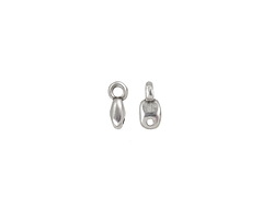 Cymbal Vourkoti Antique Silver (plated) Ending for SuperDuo 3x13mm