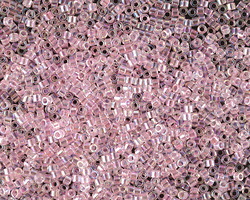 Miyuki Delica Transparent Pink AB (DB0071) 11/0 Seed Bead