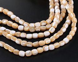 Mother of Pearl Natural Barrel 6x5mm