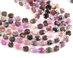 Tourmaline (A) Microfaceted Star Coin 6mm