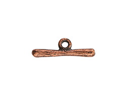 Nunn Design Antique Copper (plated) Small Organic Toggle Bar 20.6x6.2mm