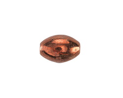 Mykonos Ceramic Iridescent Copper Patina Rice 14x7mm