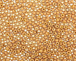 TOHO Opaque Frosted Gold Luster Yellow Round 11/0 Seed Bead