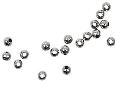 Silver (plated) Round 4mm